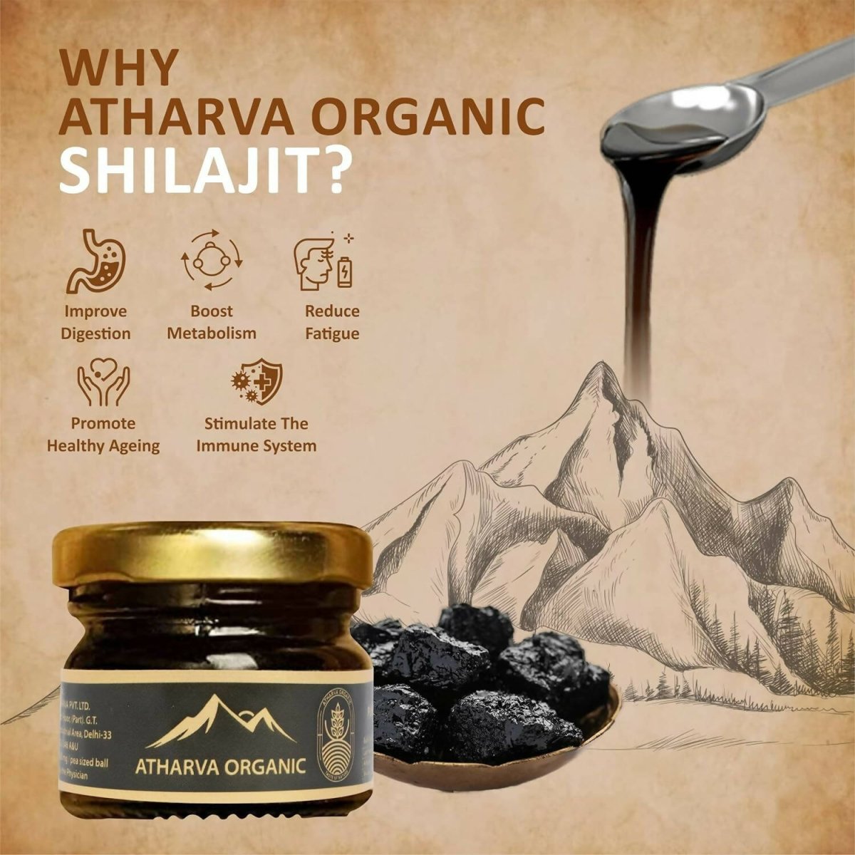 Atharvaa Organic Himalayan Pure Sj | Swadesiicart