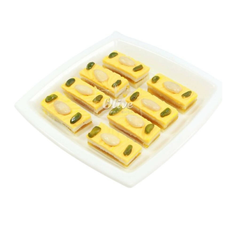 Olive Mithai Mango Badam Burfi | Swadesiicart