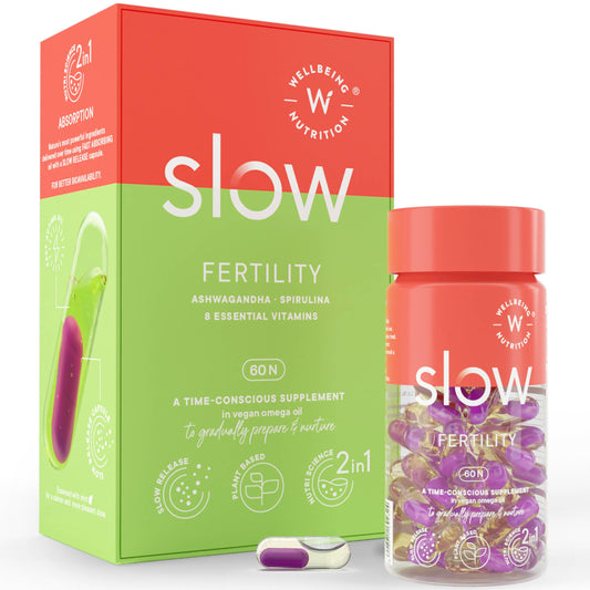 Wellbeing Nutrition Slow | Fertility for Her Capsules - Nutritionalab Private Limited