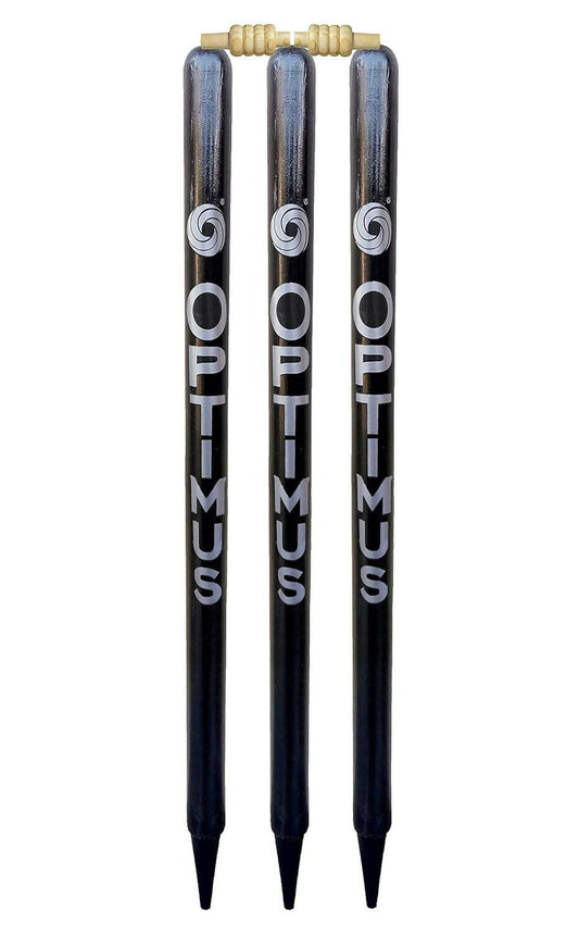 Optimus Cricket Wooden Stumps Wickets Full Size