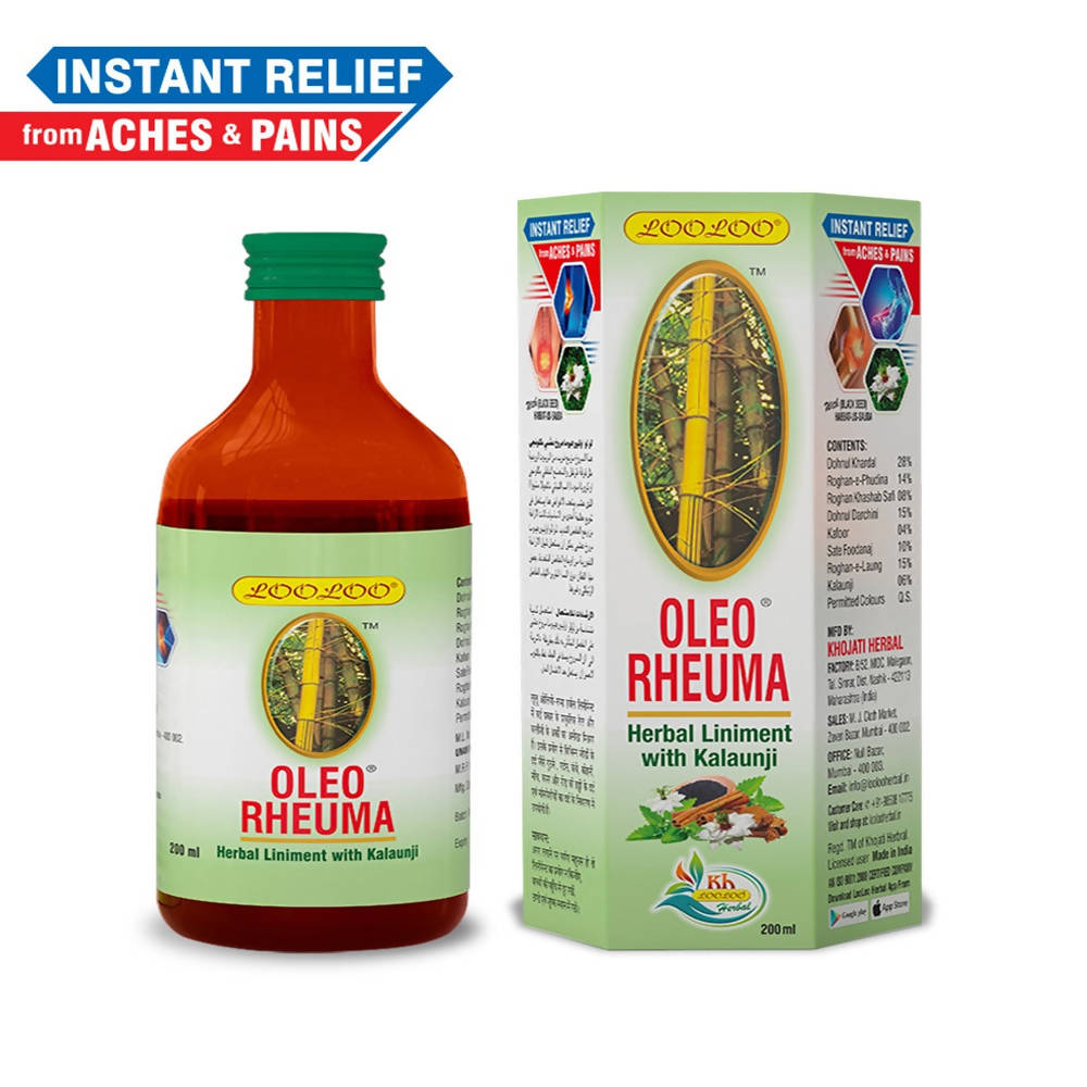 Looloo Oleo Rheuma Herbal Liniment with Kalonji - Swadesiicart