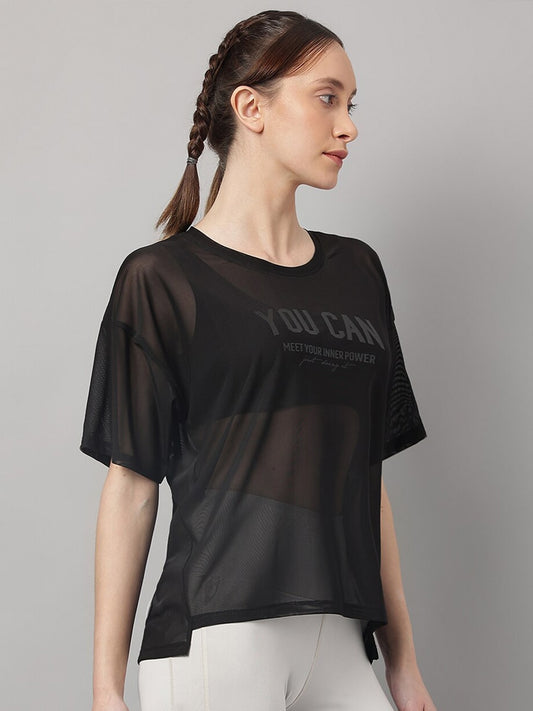 MKH Semi Sheer Dri-FIT Sports T-shirt - Swadesiicart