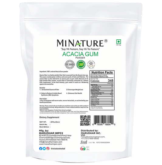 Minature Acacia Gum Powder | Swadesiicart