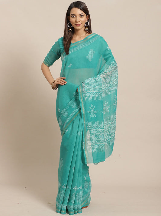 Saree Mall Ethnic Motifs Printed Banarasi Sarees | Swadesiicart