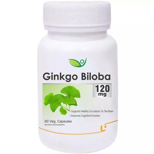 Biotrex Ginkgo Biloba 120mg Veg Capsules | Swadesiicart