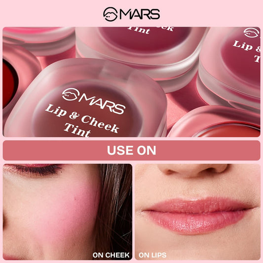 MARS Cosmetics Lip & Cheek Tint for Bold Pop Color - 03-Cinnamon Glow