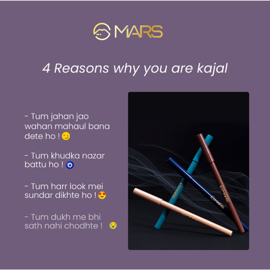 MARS Cosmetics Won't Smudge Won't Budge Kajal - Forest Chase - Swadesiicart
