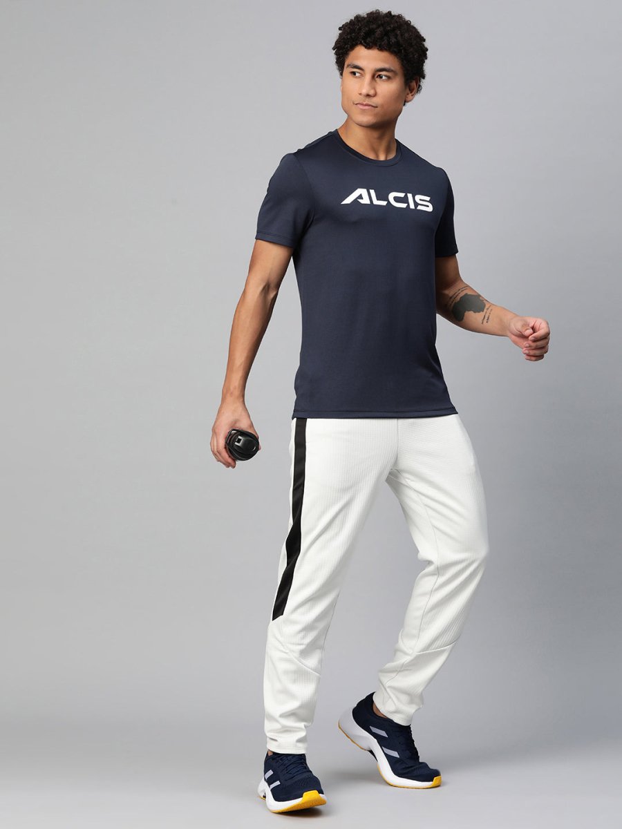 Alcis Brand Logo Printed Anti Static Slim Fit T-shirt | Swadesiicart