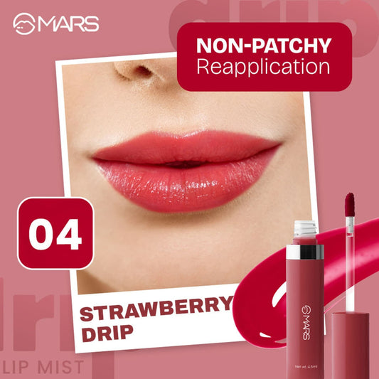 MARS Cosmetics Drip Lip Mist - 04 Strawberry Drip - Swadesiicart