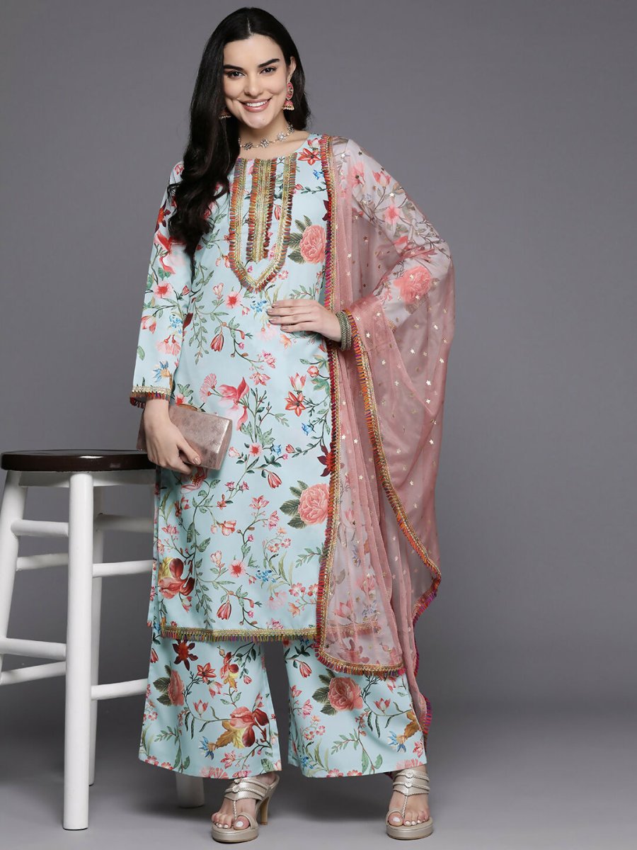 Ahalyaa Women's Traditional wear Kurta Set - Multi Color | Swadesiicart