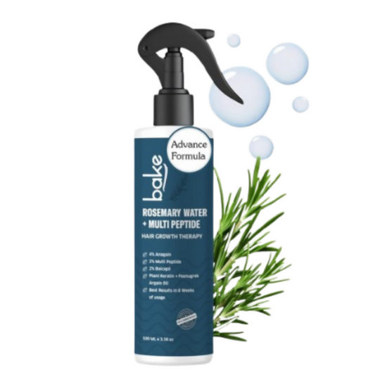 Bake Rosemary Water Hair Growth Spray with Multi Peptides | Swadesiicart