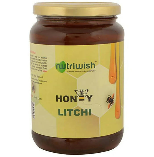 Nutriwish 100% Pure Organic Honey Litchi - Swadesiicart
