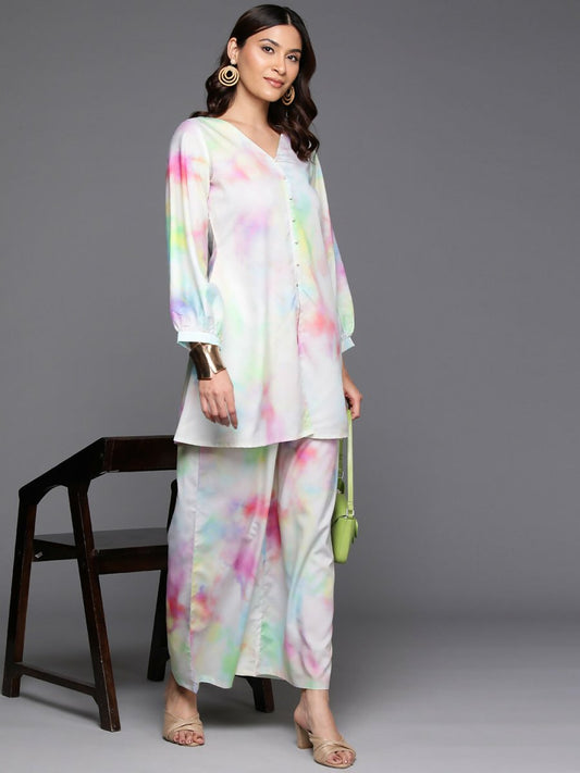 Ahalyaa Women's Traditional Wear Co-ods - Multi Color - Swadesiicart