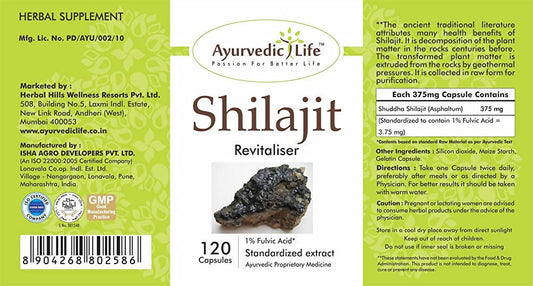 Ayurvedic Life Shilajit Capsules