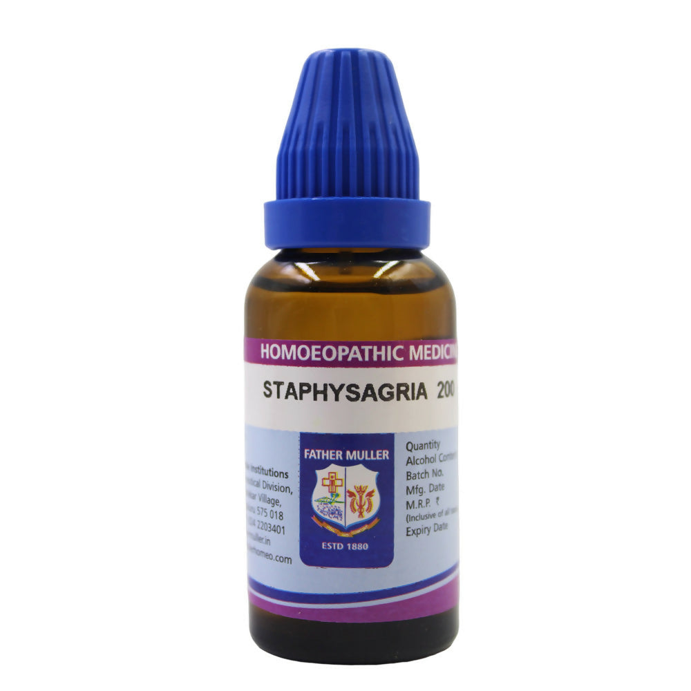 Father Muller Staphysagria Dilution - Swadesiicart