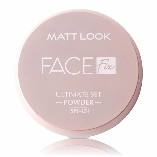 Matt Look Face Fix Ultimate Set Compact Powder - Vanilla Cream - Swadesiicart