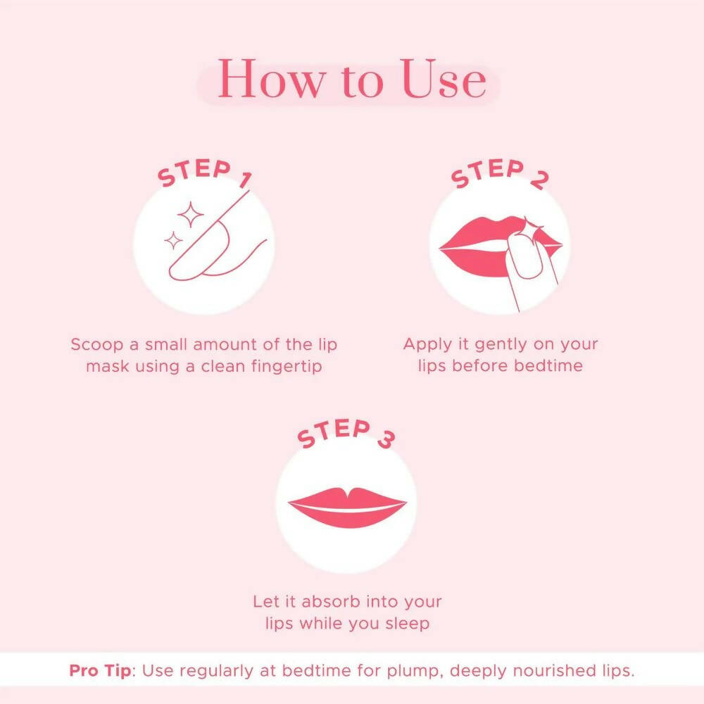 PureSense Strawberry Slush Lip Plumping Mask - Swadesiicart
