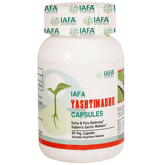 Iafa Ayuveda Yashtimadhu Capsules | Swadesiicart