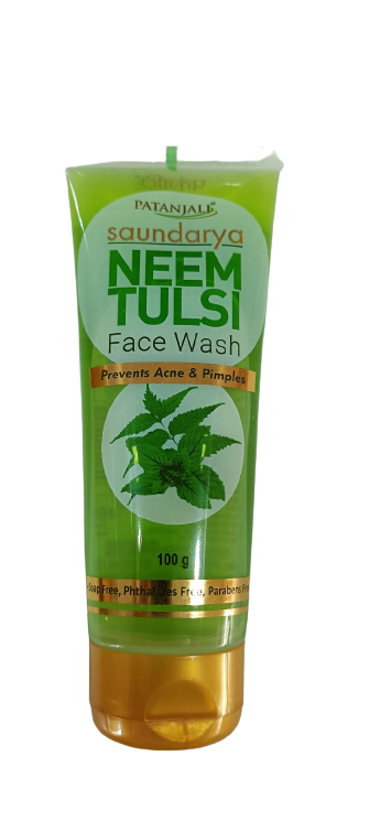Patanjali Saundarya Neem-Tulsi Face Wash | Premium Ayurvedic Face Wash for Radiant Clear Skin