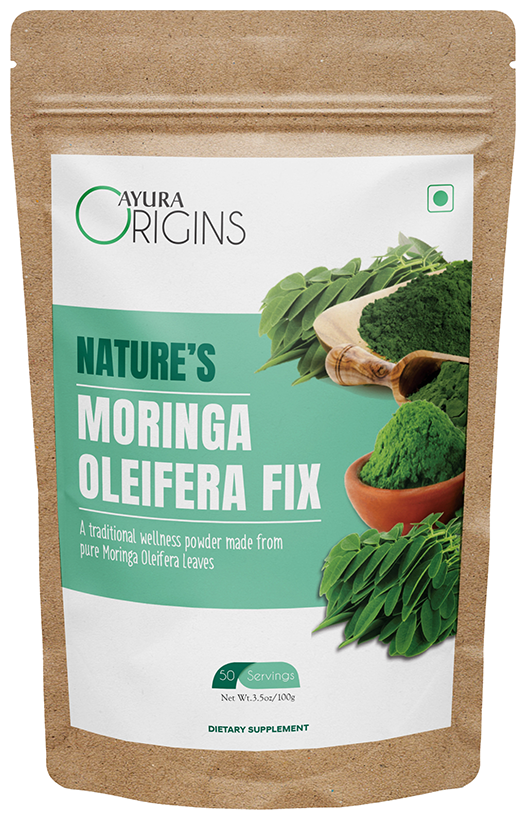 Ayura Origins Nature's Moringa Oleifera Fix Powder - Swadesiicart