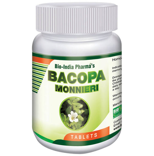 Bio India Homeopathy Bacopa Monnieri Tablets | Swadesiicart