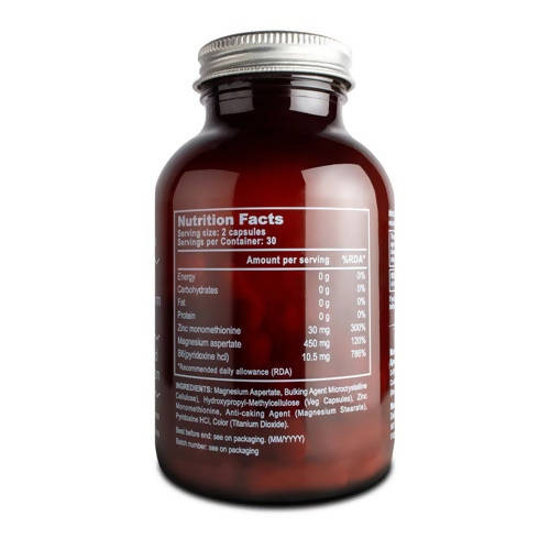 The Vitamin Company Zinc & Magnesium (With Vitamin B6) Capsules - Swadesiicart