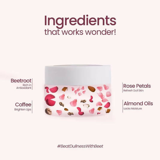 Mother Sparsh Rose & Beetroot Lip Lightening Scrub