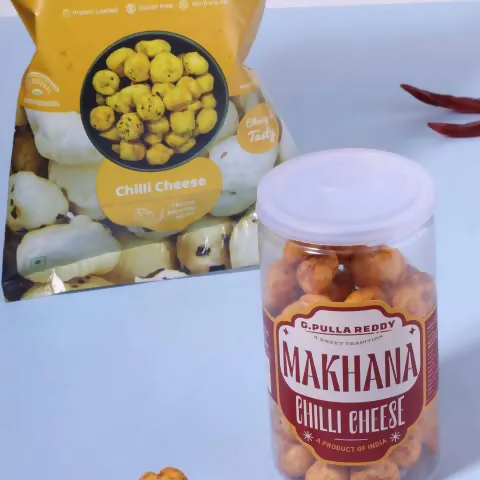 Pulla Reddy Chilli Cheese Makhana | Swadesiicart