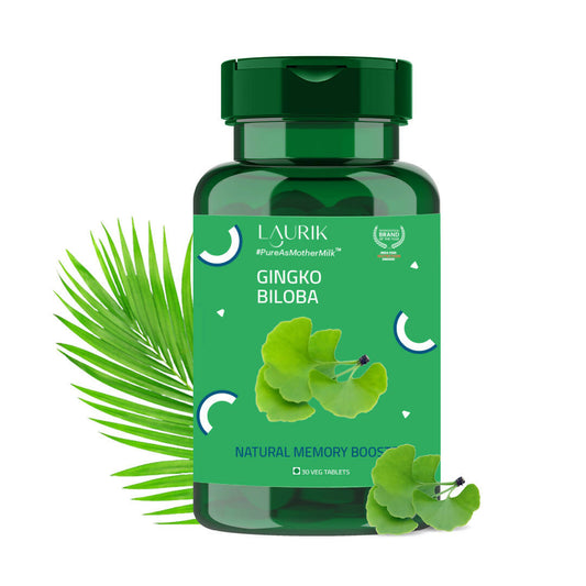 Laurik Foods Ginkgo Biloba 120 Mg Tablets | Swadesiicart