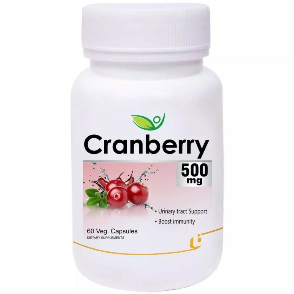 Biotrex Cranberry 500mg Veg Capsules | Swadesiicart