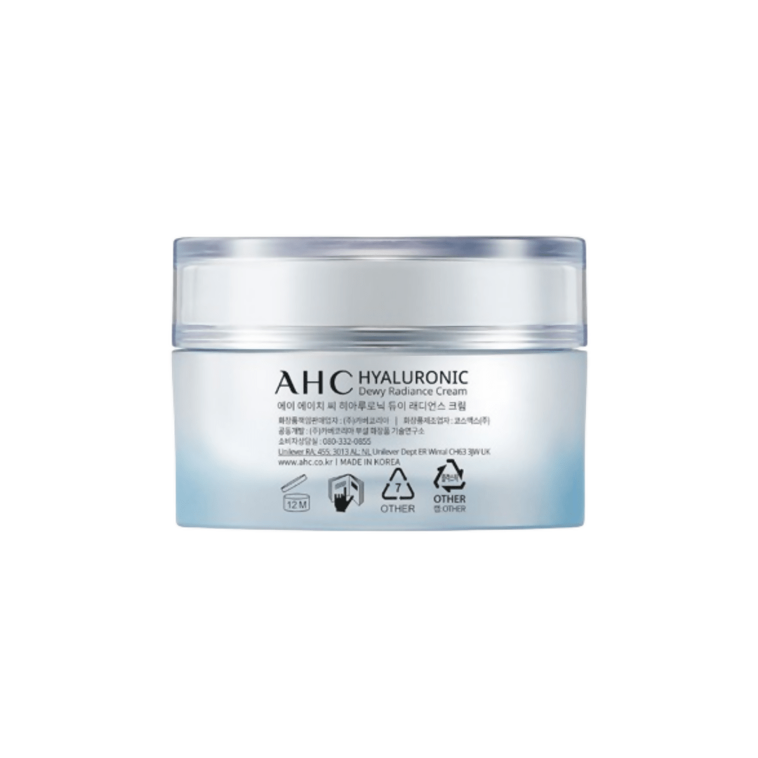 AHC Hyaluronic Dewy Radiance Face Moisturizer Cream - Korean skincare | Swadesiicart