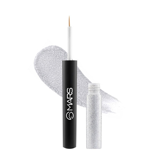 MARS Cosmetics Twinkle Wink Glitter Eyeliner - Silvers Parkle - Swadesiicart