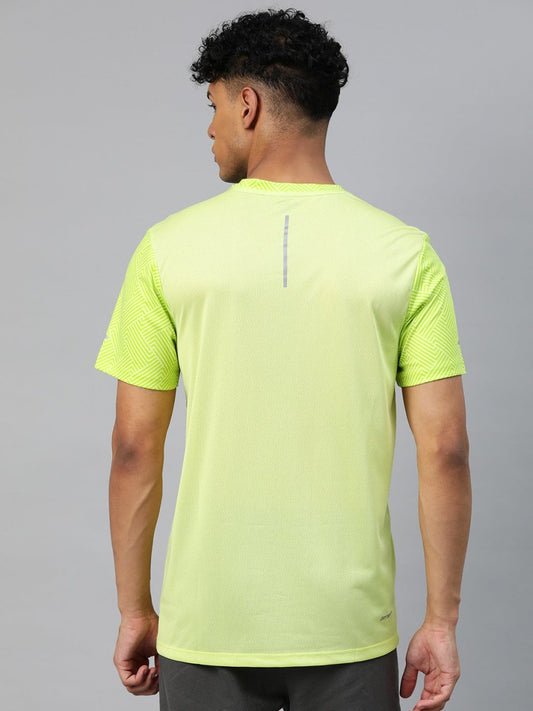 Alcis Men Printed Anti Static Slim Fit T-shirt | Swadesiicart