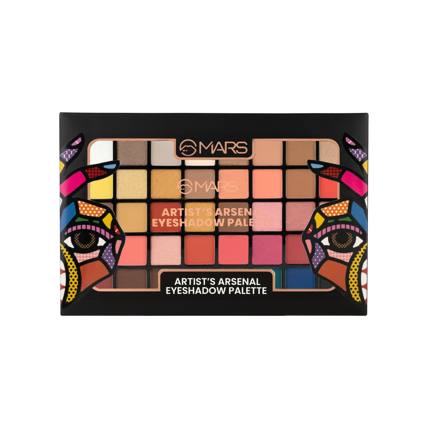 MARS Cosmetics Artist's Arsenal Eyeshadow Palette - 1 - Swadesiicart
