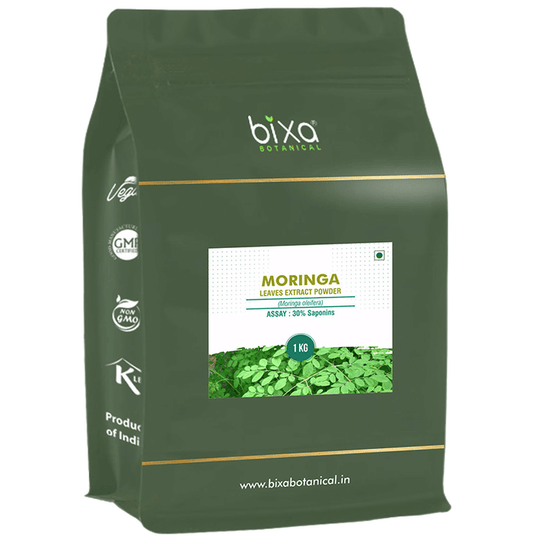Bixa Botanical Moringa Leaves Extract Powder 30% Saponins | Swadesiicart