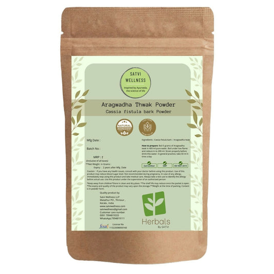 Satvi Wellness Aragwadha Bark Powder - Satvi Wellness