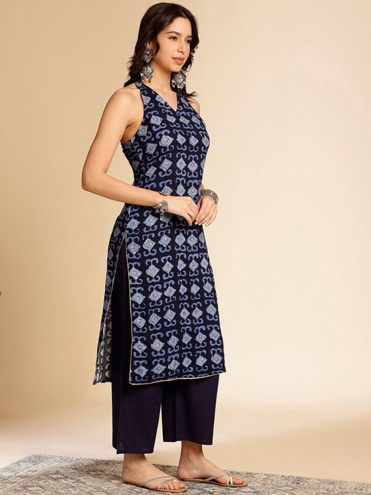Anouk Geometric Printed Kurta - Swadesiicart