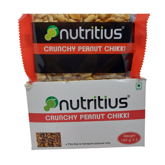 Nutritius Crunchy Peanut Chikki | Swadesiicart