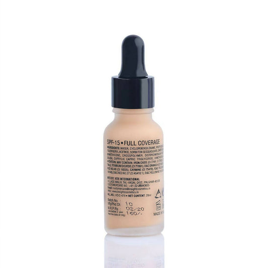 Insight Cosmetics Ultra-Thin Second Skin Long Wear Liquid Foundation - Rose Belge - Swadesiicart