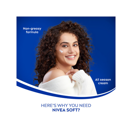 Nivea Soft Light Moisturizer Cream Playful Peach - Swadesiicart