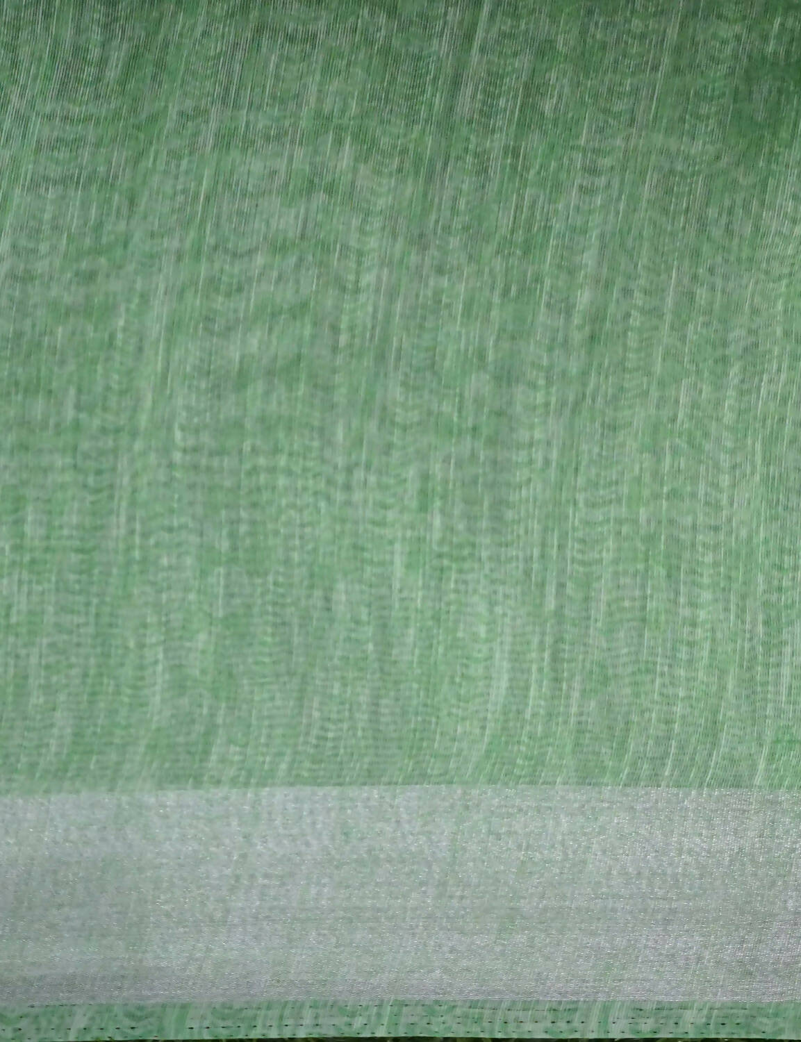 Shades Of Mint Green Floral Design Semi Chanderi Saree By Gayathri Reddy Designer Studio | Swadesiicart