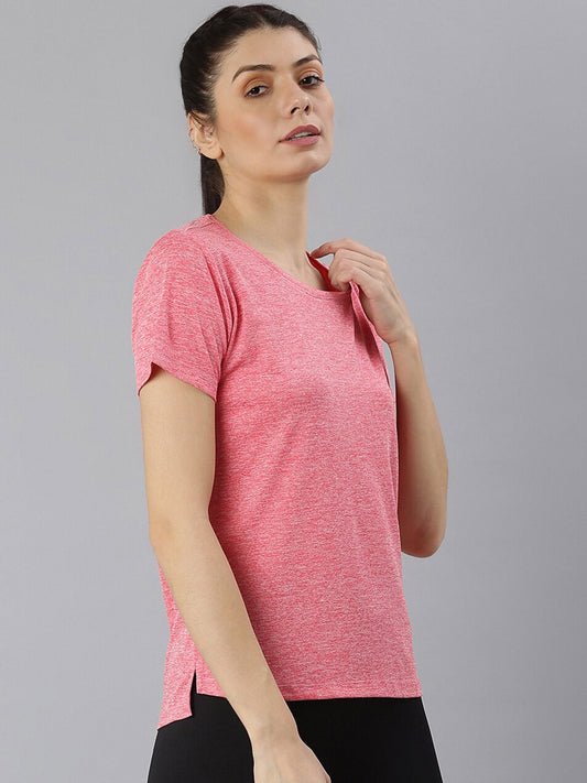 MKH Women Coral Dri-FIT Sports T-shirt - Swadesiicart
