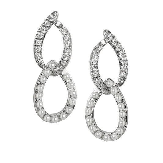Gold-Polished With Cz Textured Heart Stud Earring - Wahe Jewels - Swadesiicart
