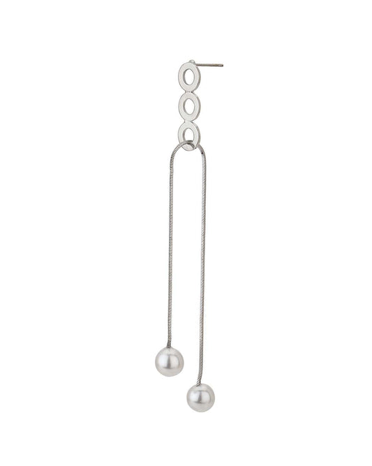 Gold-Polished With Cz Dangling Bar Drop Earring - Wahe Jewels - Swadesiicart