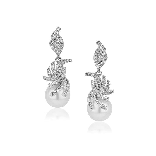Gold-Polished Contemporary Fancy Drop Earring For Women - Wahe Jewels - Swadesiicart