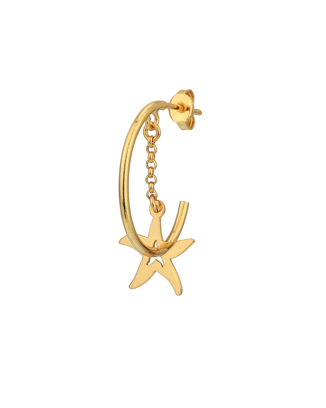 Rose Gold-Polished Square Hoop Earring - Wahe Jewels - Swadesiicart