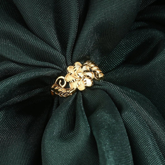 AanyaCentric Gold-Polished Ring For Women & Girls
