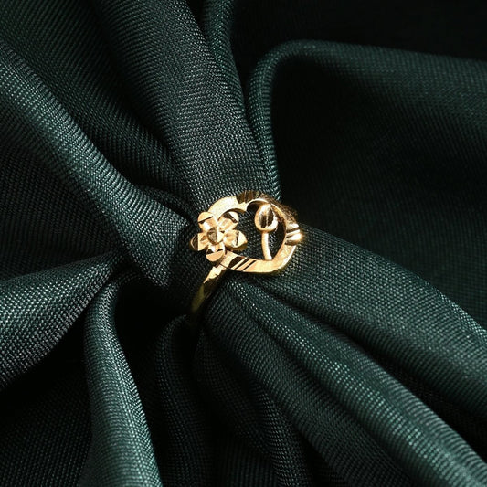 AanyaCentric Gold-Polished Ring For Women & Girls | Swadesiicart