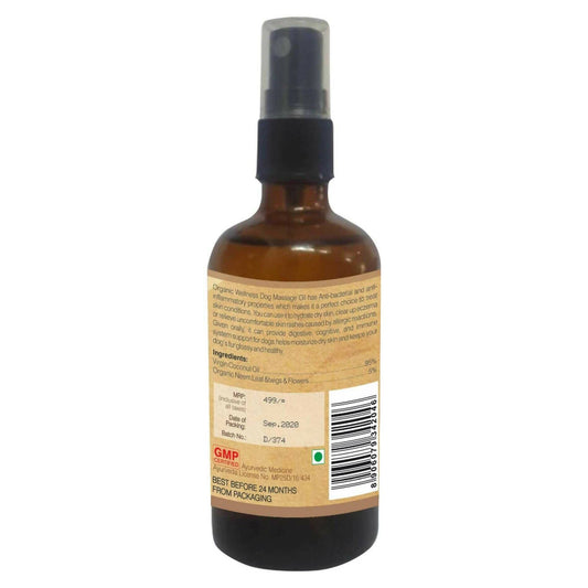 Organic Wellness Dog Massage Oil - Swadesiicart