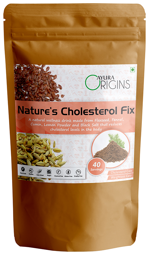 Ayura Origins Nature's Cholesterol Fix Powder - Swadesiicart